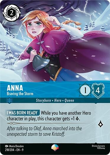 Anna - Braving the Storm (Epic) (218/204) (Holofoil) [Fabled]