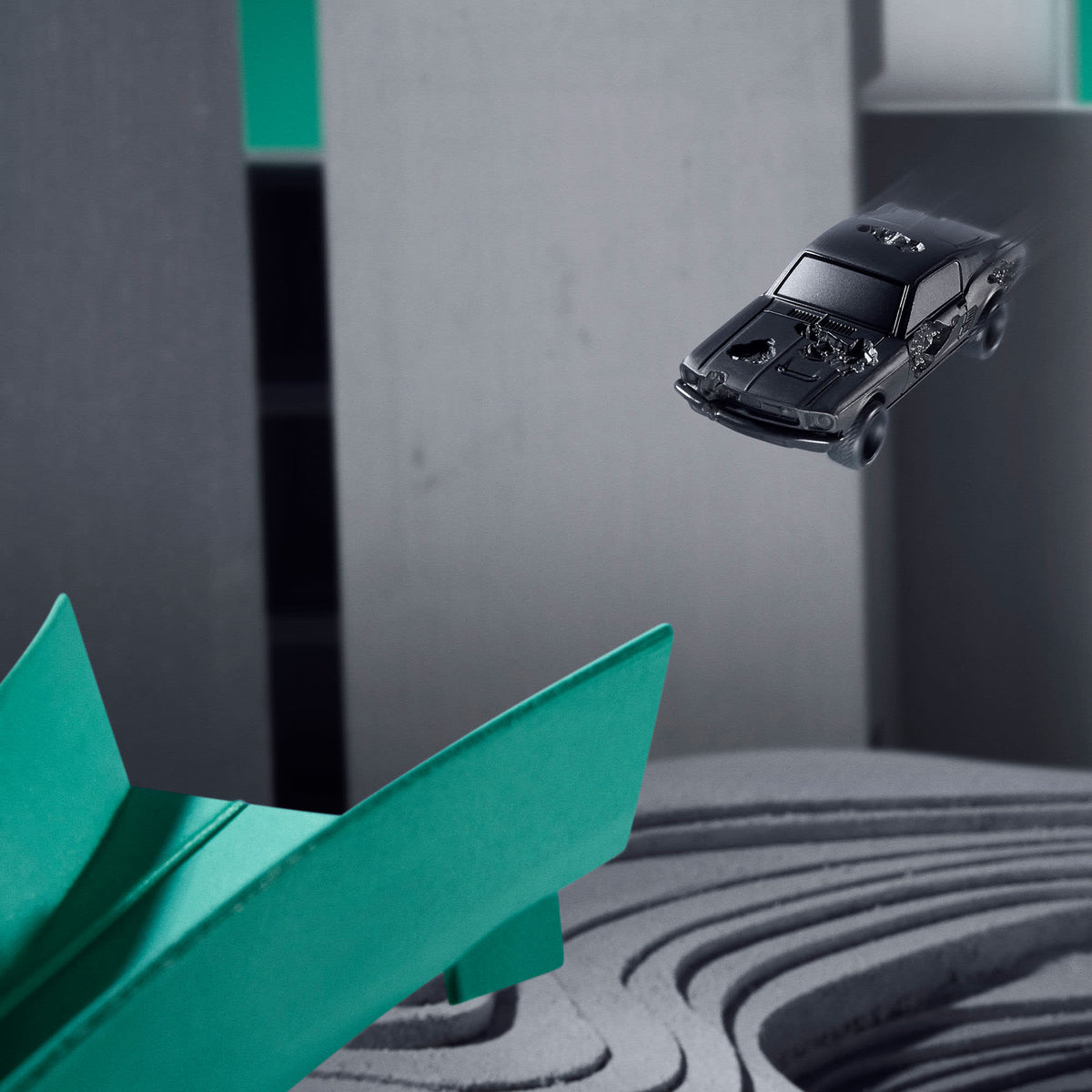 Hot Wheels x Daniel Arsham Eroded Ford Mustang